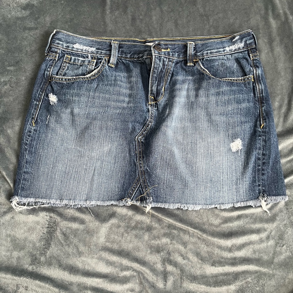 Old Navy Blue Denim Mini Skirt